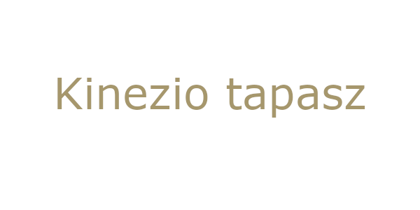 Kinezo tapasz